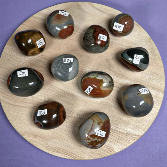 Polychrome Jasper Palm - Crystal Concepts