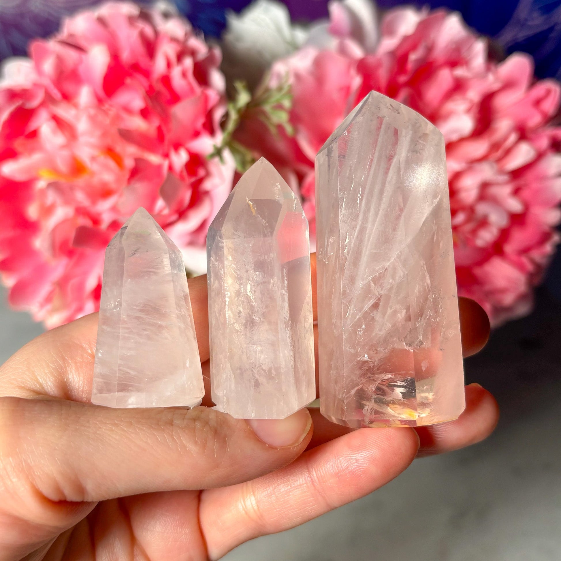 Rose Quartz Point - Crystal Concepts