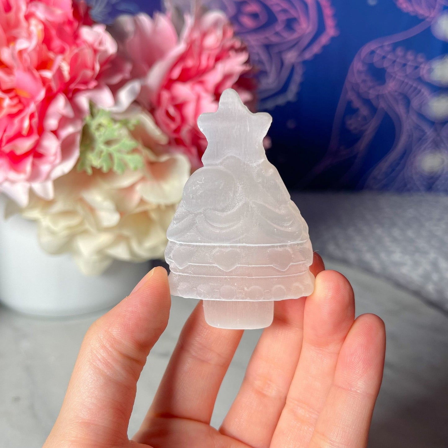 Selenite Christmas Trees - Crystal Concepts