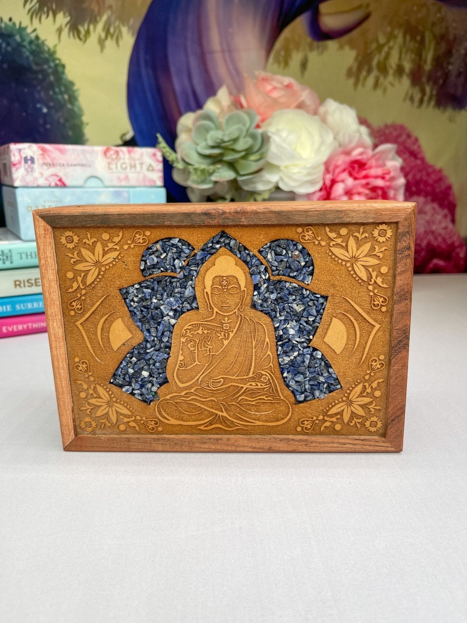 Sodalite Buddha Storage - Crystal Concepts