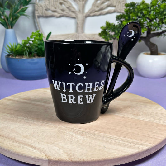 Witches Brew Mug and Spoon - Crystal Concepts